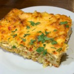 Запеканка из куриной грудки с овощами фото